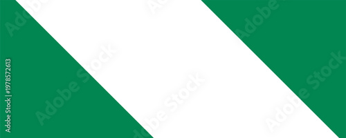 Nigeria flag vector. Flag of Nigeria sign isolated. National flag of Nigeria flat symbol icon for printing of any size. EPS 10