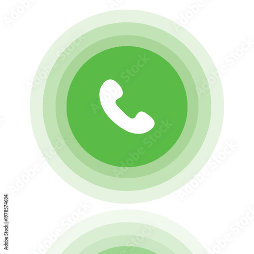 Answer and decline phone call buttons. Phone call. Telephone sign. Accept call and decline phone icons. vector