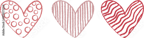 Three different patterns of quilted fabric showcasing varied designs