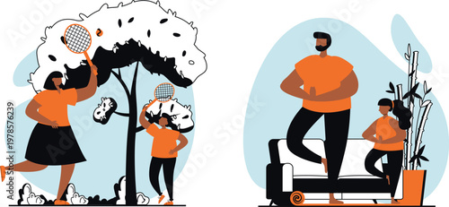 Children participating in a science experiment at a demonstration