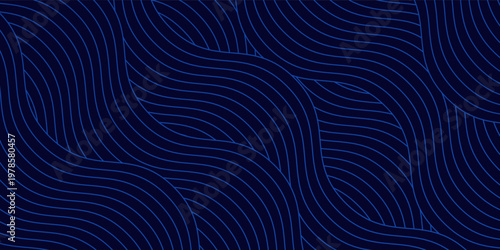 Dark blue background. simple ines curves abstract presentation background design