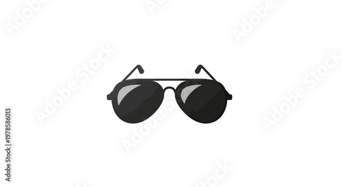 Black Sunglasses with Dark Lenses.