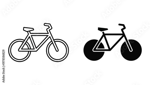 Comparison of a traditional road bike and a fixed-gear track bike with disc wheels