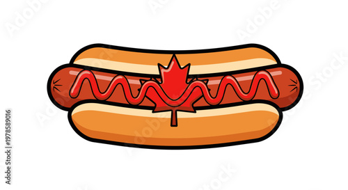 Hot dog with red condiment topping.