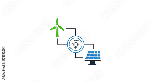 Renewable Energy Technology Solar Panel.