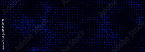 Led screen light background texture with pixel pattern. Digital tv display wall panel in blue, pink and purple gradient. Abstract bright television videowall grid vector design template with circle