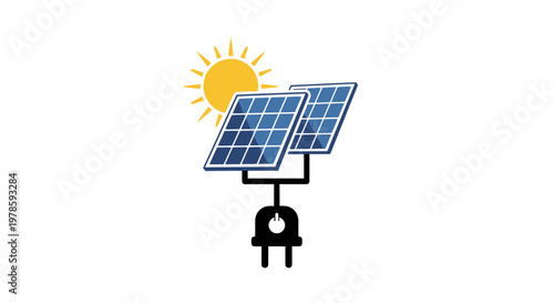 Solar Panel Renewable Energy Source System.