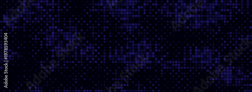 Led screen light background texture with pixel pattern. Digital tv display wall panel in blue, pink and purple gradient. Abstract bright television videowall grid vector design template with circle