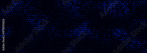 Led screen light background texture with pixel pattern. Digital tv display wall panel in blue, pink and purple gradient. Abstract bright television videowall grid vector design template with circle