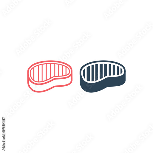 Meat icons set vector design illustration.