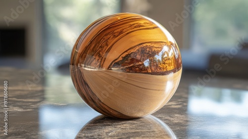 Wooden paperweight