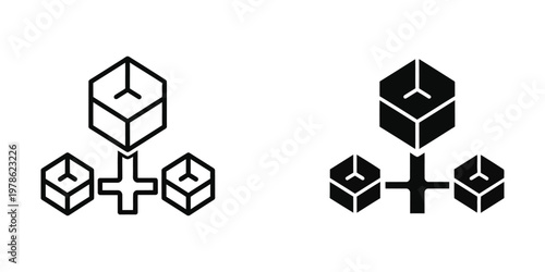Contrast between filled and unfilled 3d cube structures with hexagonal bases