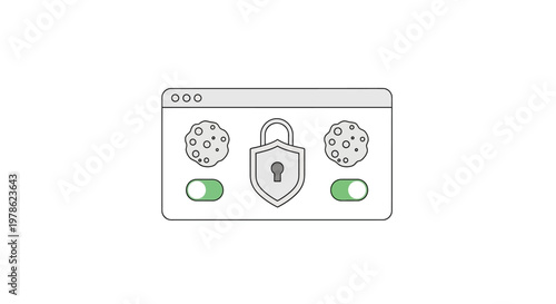 Digital security padlock interface screen.