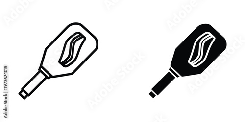 Two different designs of hair dryers shown in black and white illustration