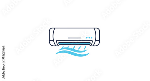 Air Conditioner Vent Cool Air Flow.