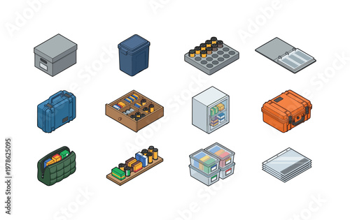 Film storage box, archival film container, film roll organizer, negative storage binder, film canister case, film drawer organizer