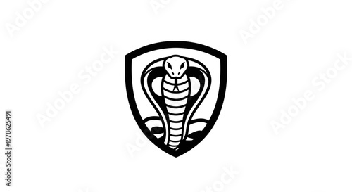 Cobra Snake Emblem Logo Symbol.
