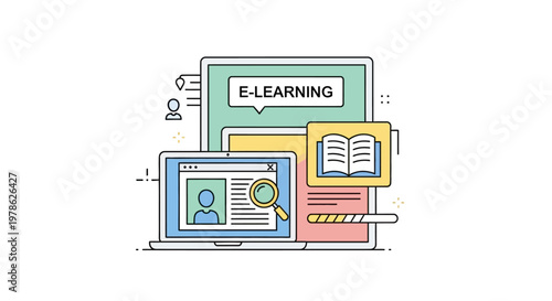 E learning online education technology.