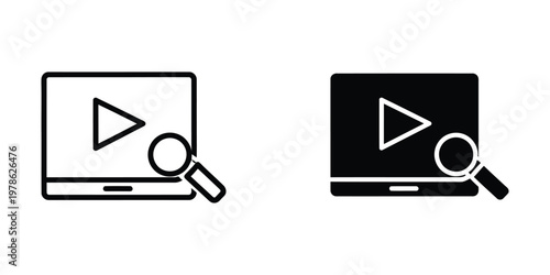 Comparison of video search on light and dark mode laptop interfaces
