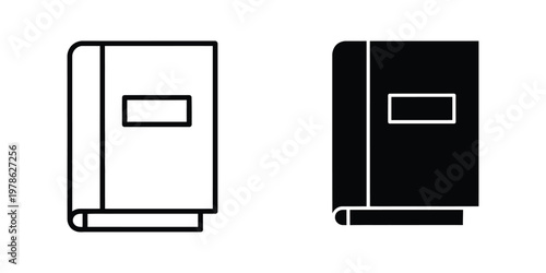 Two contrasting notebooks with different cover styles shown side by side