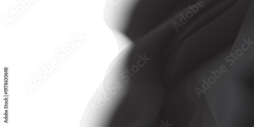 A sensual studio silhouette of a naked pregnant woman showcases her bare belly and slim body figure against a dark background, highlighting the beauty of the mother and her pregnancy torso