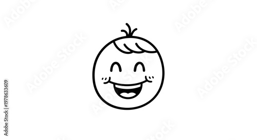 Smiling Face Emoji With Blushing Cheeks.