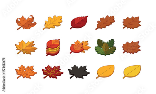 Dry curled leaf, fresh fallen leaf, wet autumn leaf, torn leaf edge, folded leaf shape, layered leaf stack, overlapping leaves,