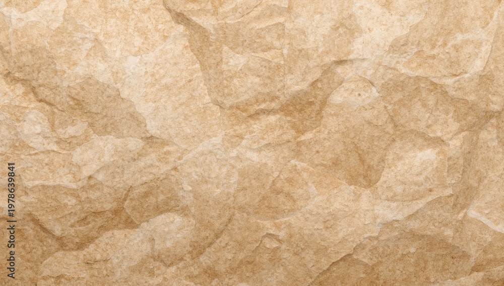 Fototapeta premium Textured Brown Crumpled Paper Background for Design and Creative Projects