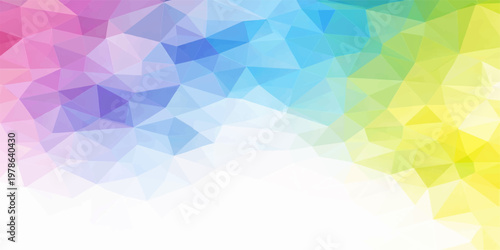 Abstract geometric design with an array of vibrant colors that bring your design to life, conveying freshness and modernity.