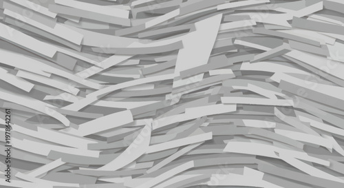 Shredded Paper Texture Abstract Background.