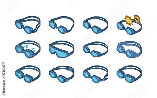 Goggles with dual strap, goggles with single strap, goggles with nose bridge adjustable, goggles with UV protection, goggles with