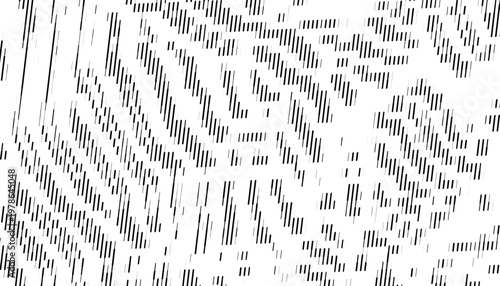 Black and white abstract halftone pattern with grunge lines for modern background and jersey design. Fully editable vector element. Vector Format Illustration 