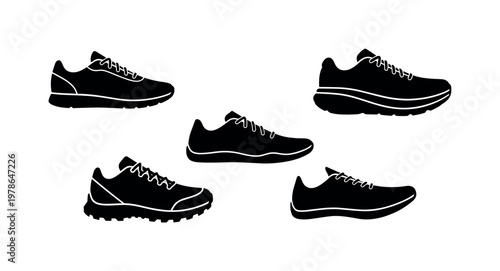 Running shoes low profile athletic sneakers, trail running shoes rugged sole design, minimalist running shoes thin sole form,