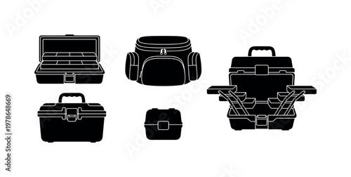 Hard plastic tackle box with multiple trays, soft tackle bag with zipper compartments, waterproof tackle box sealed lid design,