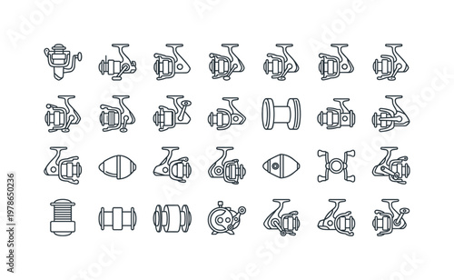 Spinning reels with front drag reels, rear drag reels, lightweight reels, metal reels and fishing line spools clean monoline