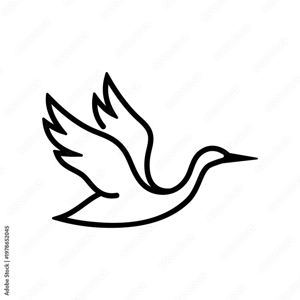 Fototapeta premium duck logo