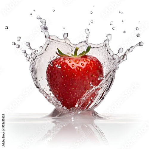 Crystalline Harvest A Dynamic Fruit Shape Sculpted from Frozen Water.