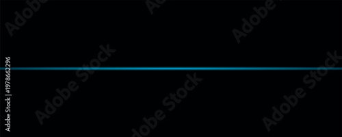 Blue neon tube lamp set. Glowing led light line beam collection. Bright luminous fluorescent bar stick lines. Shining cold color strip element pack to divide, separate, decorate. Vector illustration