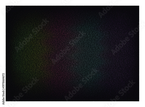 Dark Iridescent Noise Background - Fine Speckled Gradient with Subtle Purple and Green  Cyber Tech Network & AI Infrastructure also can be use able in flyer background, web backgrounds