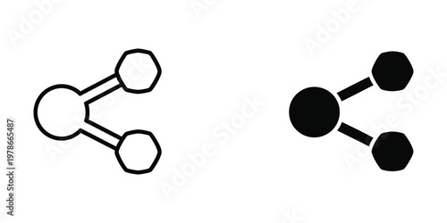 Comparison of chemical structure representations using cyclic and filled-circle notations