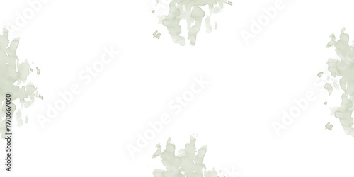 Tableau sur toile A dark background with green moss or lichen growing in the corners