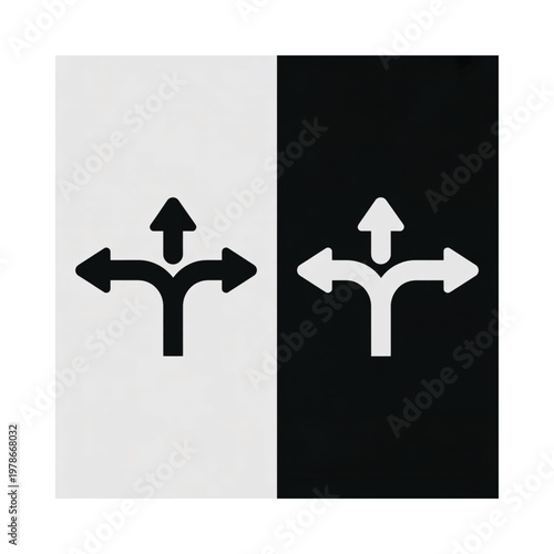 Simple black silhouette of a penguin standing on white background