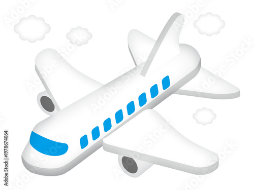 飛行機のイラスト素材3