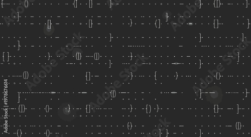 Abstract digital data stream with glowing circles and lines representing information flow and connectivity