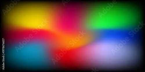 Colorful vector modern fresh gradient background. Abstract colorful background with bright motion lights and a smooth blurry wave pattern. Abstract gradient background with grainy texture abstract glo