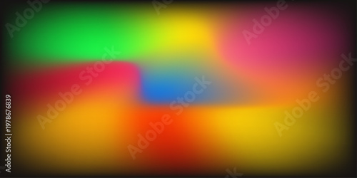 Colorful vector modern fresh gradient background. Abstract colorful background with bright motion lights and a smooth blurry wave pattern. Abstract gradient background with grainy texture abstract glo