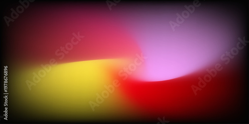 Colorful vector modern fresh gradient background. Abstract colorful background with bright motion lights and a smooth blurry wave pattern. Abstract gradient background with grainy texture abstract glo