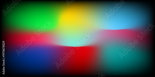 Colorful vector modern fresh gradient background. Abstract colorful background with bright motion lights and a smooth blurry wave pattern. Abstract gradient background with grainy texture abstract glo