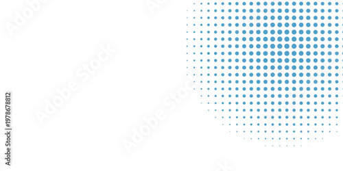 Abstract halftone circle dot pattern on background. Polka dot pattern template Monochrome dotted texture modern seamless. Dots pop art comics with summer background. Vector blot half tone collection.