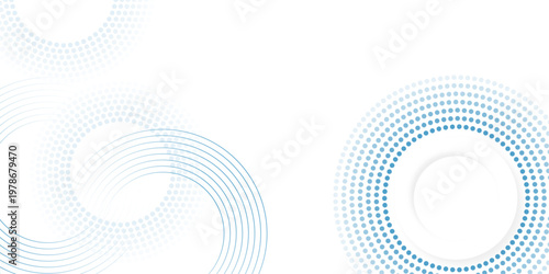 blue and white abstract background with halftone circle dotted. modern abstract background circle Polika dot Pattern. graphic design element circles artistic, for poster, cover, banner. vector.